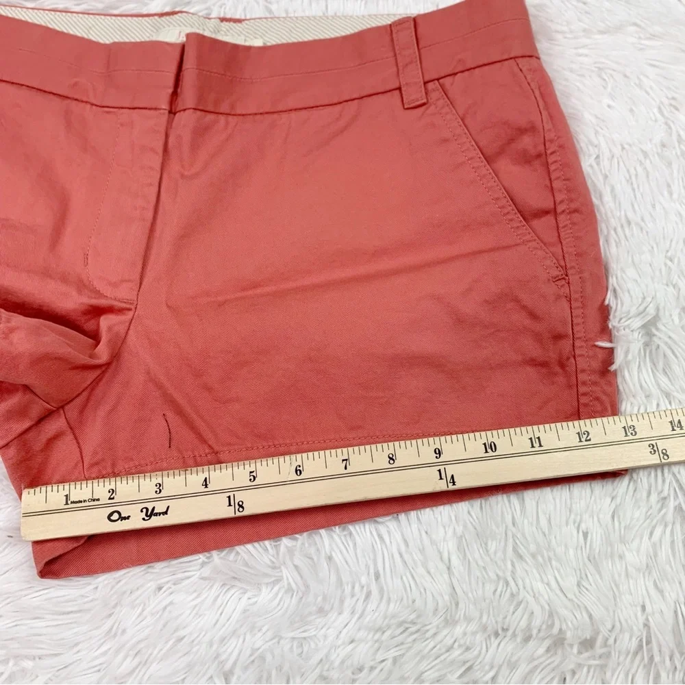 J‎ Crew women size 12 Classic 4 inch chino shorts